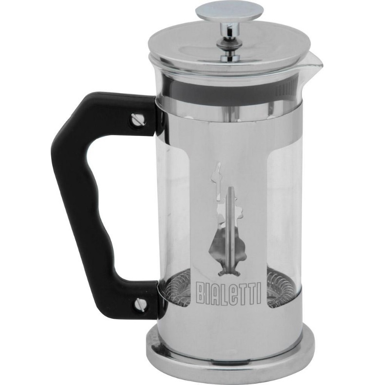 Cafeteira French Press Vidro E Inox 350 ml Preziosa Bialetti JC Presentes