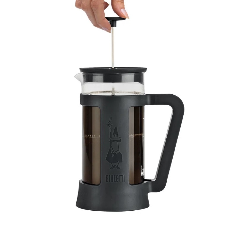 Cafeteira French Press Smart 1L Preta Bialetti JC Presentes